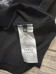 Gucci Basic Logo Distressed Cotton Black Logo T-Shirt Size – XXXL