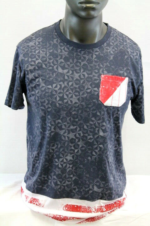 Staple Pigeon S/S STARS POCKET T-SHIRT BLUE/MULTI-COLOR 1706C3814