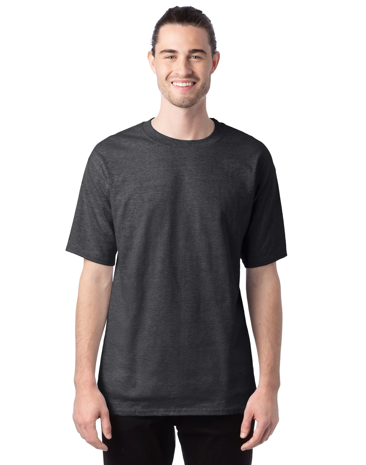 Hanes Men's Tall 2-Pack Beefy-T T-Shirt Tee Cotton Crewneck Short-Sleeve LT-4XLT gallery