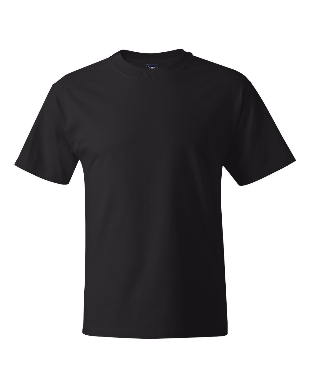 6 Pack Hanes Beefy T Shirts BLACK 5180 S-5XL Wholesale Cotton Short Sleeve NEW gallery