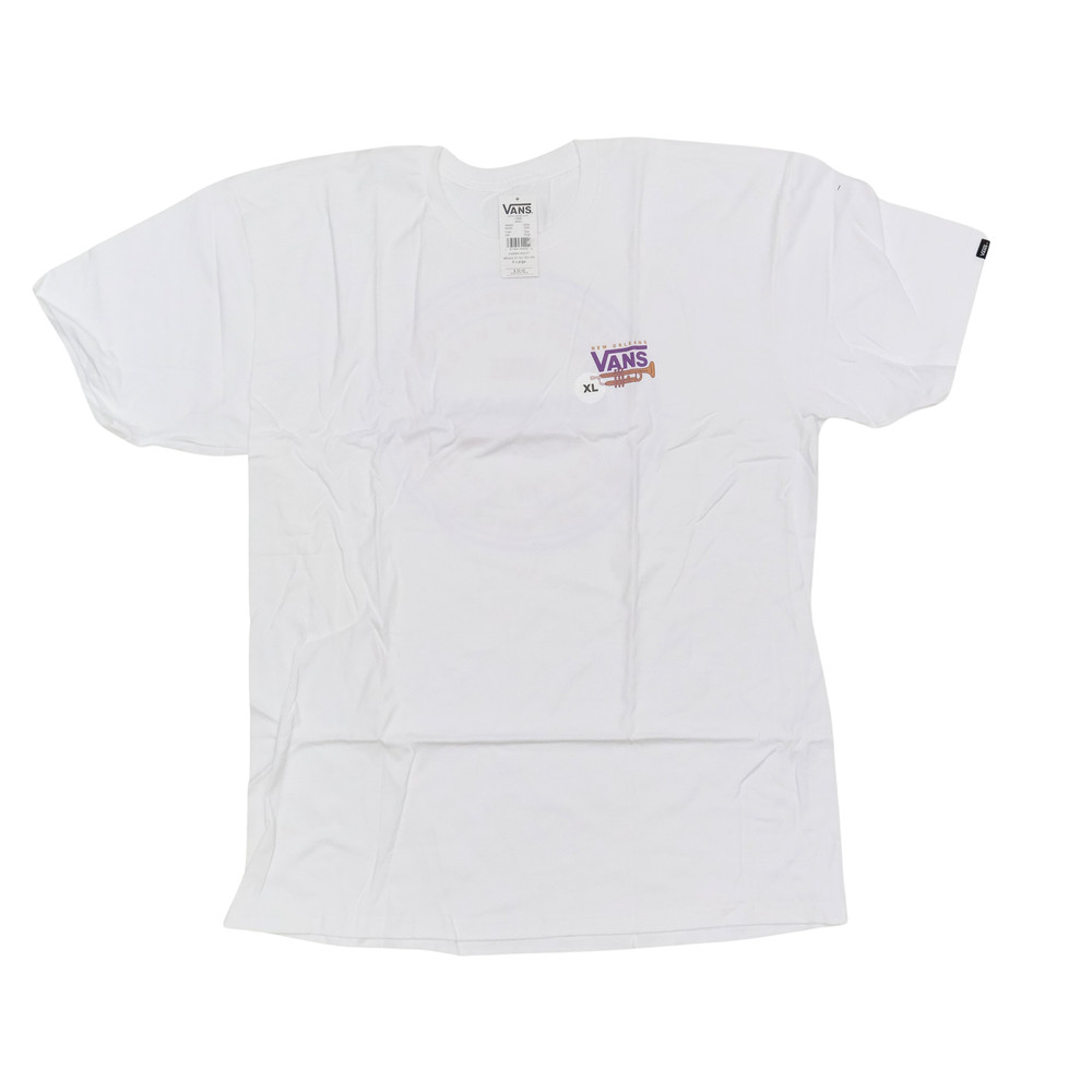 Vans Off The Wall New Orleans Keep It Local Men’s White T-Shirt Size X-Large