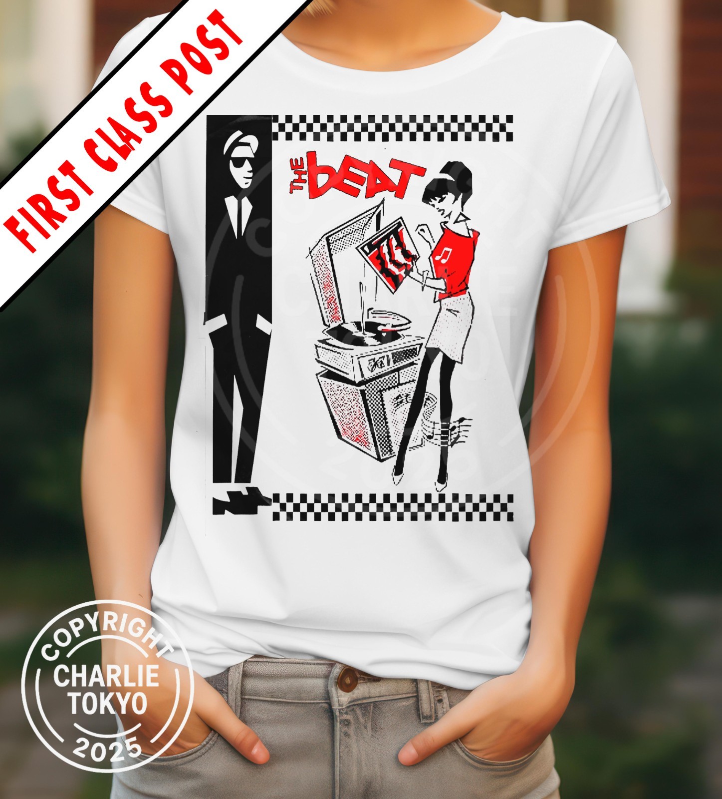 Men's 2-Tone Ska T-Shirt The Beat Specials 1970s Selector Bluebeat gallery