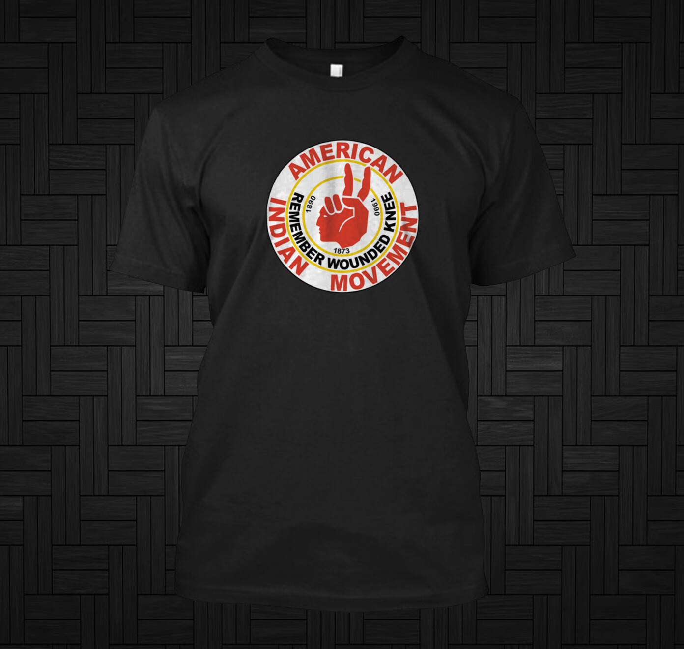 the american indian movement – Custom t-shirt tee