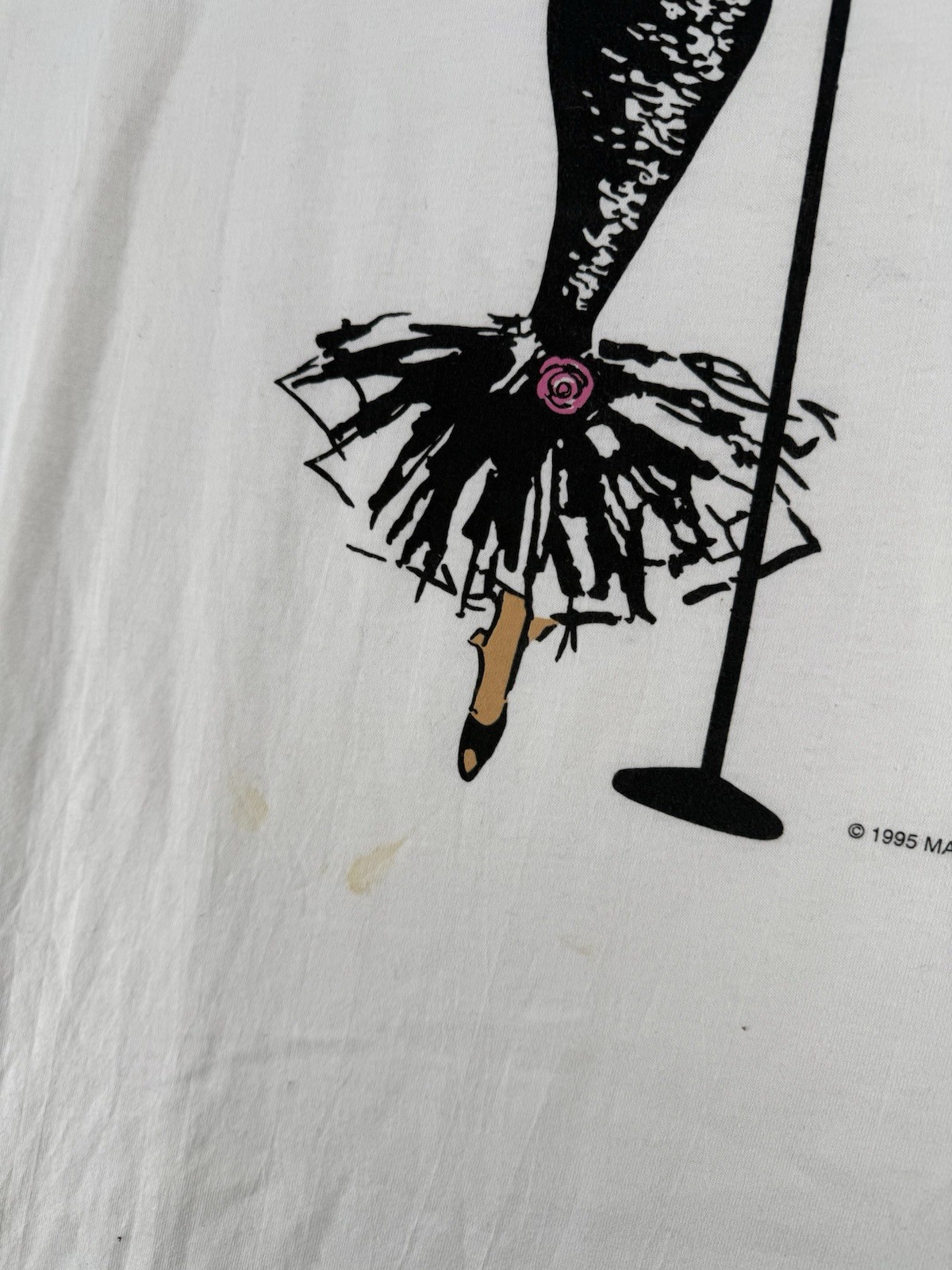 Vintage 1995 Barbie T-Shirt One Size Fits All Mattel Single Stitch White (read) gallery