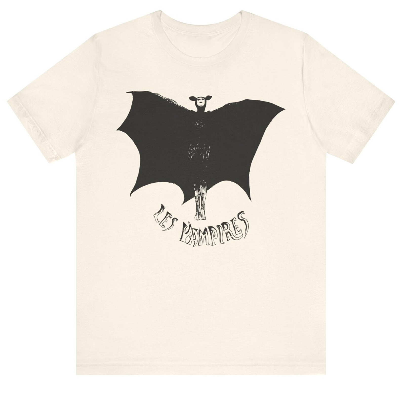 Les Vampires T-shirt Vintage Silent Film Vampyre Crime Movie Classic Unisex Tee gallery