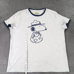 Peanuts x Aeropostale T Shirt Ringer Tee Snoopy Short Sleeve Men XL