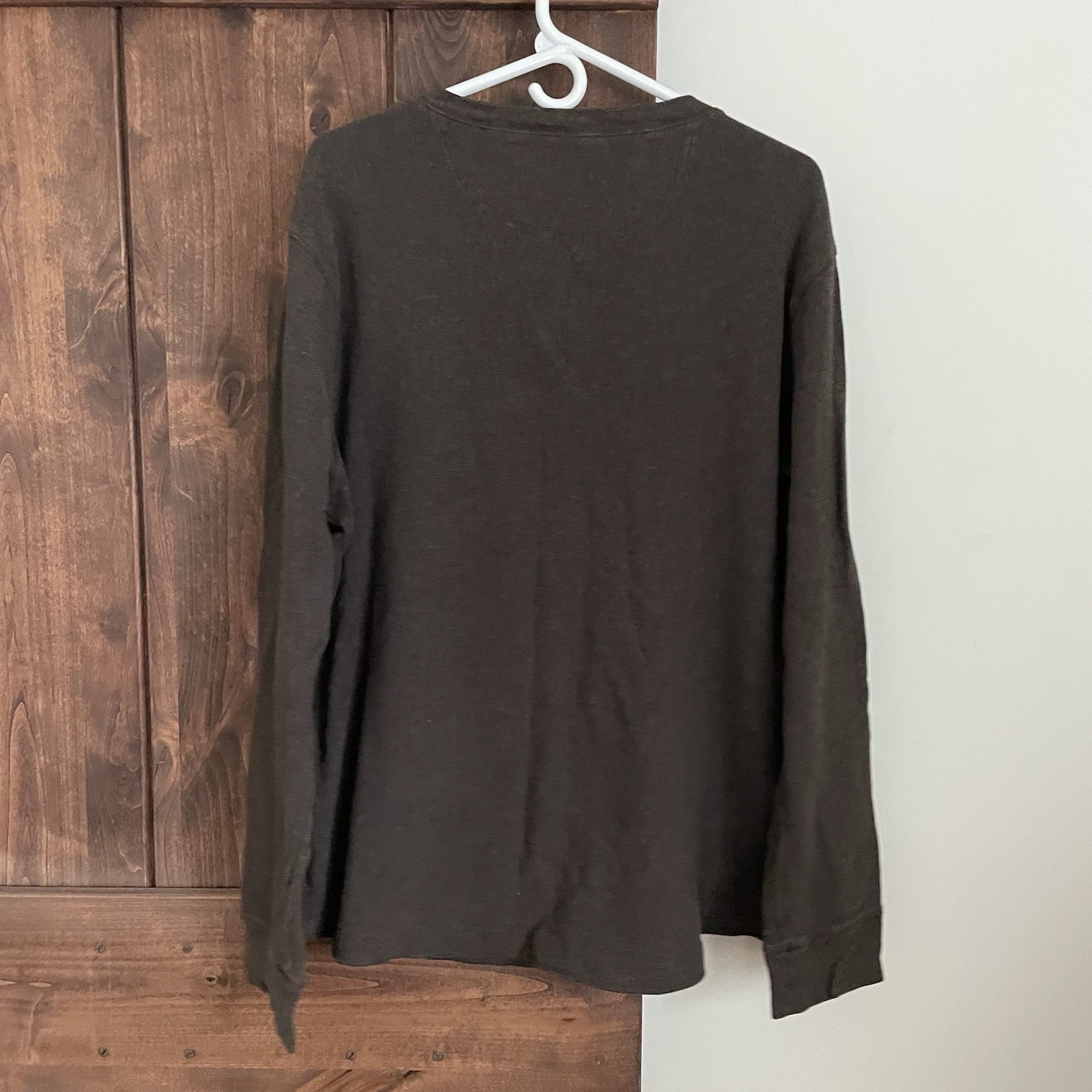 Sonoma Dexter Morgan Kill Shirt Henley Mens Size XL Life Style Brown TV gallery