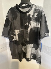Shaquille O’Neal Oversized Crew Neck Black Print T-Shirt Big & Tall Size LT NWT