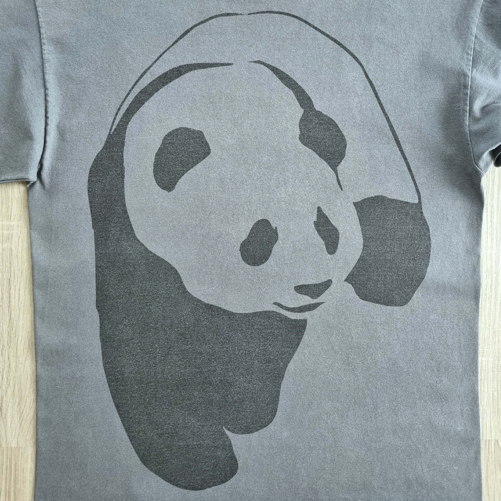 Vintage ENJOI Skateboards Shirt L Skate Big Panda Cartoon Almost Jacuzzi April gallery
