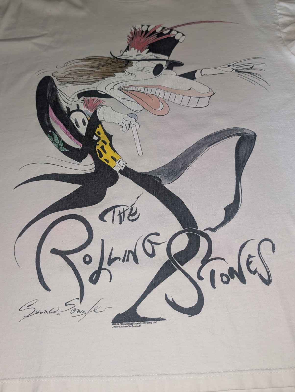 Rolling Stones Vintage 90's Voodoo Lounge Tour, Gerald Scarfe T-shirt, size L gallery
