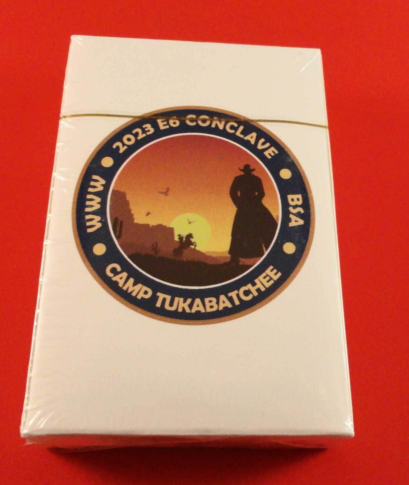 Got at 2025 Section E6 Conclave DECK of CARDS with E6 LOGO – NEW