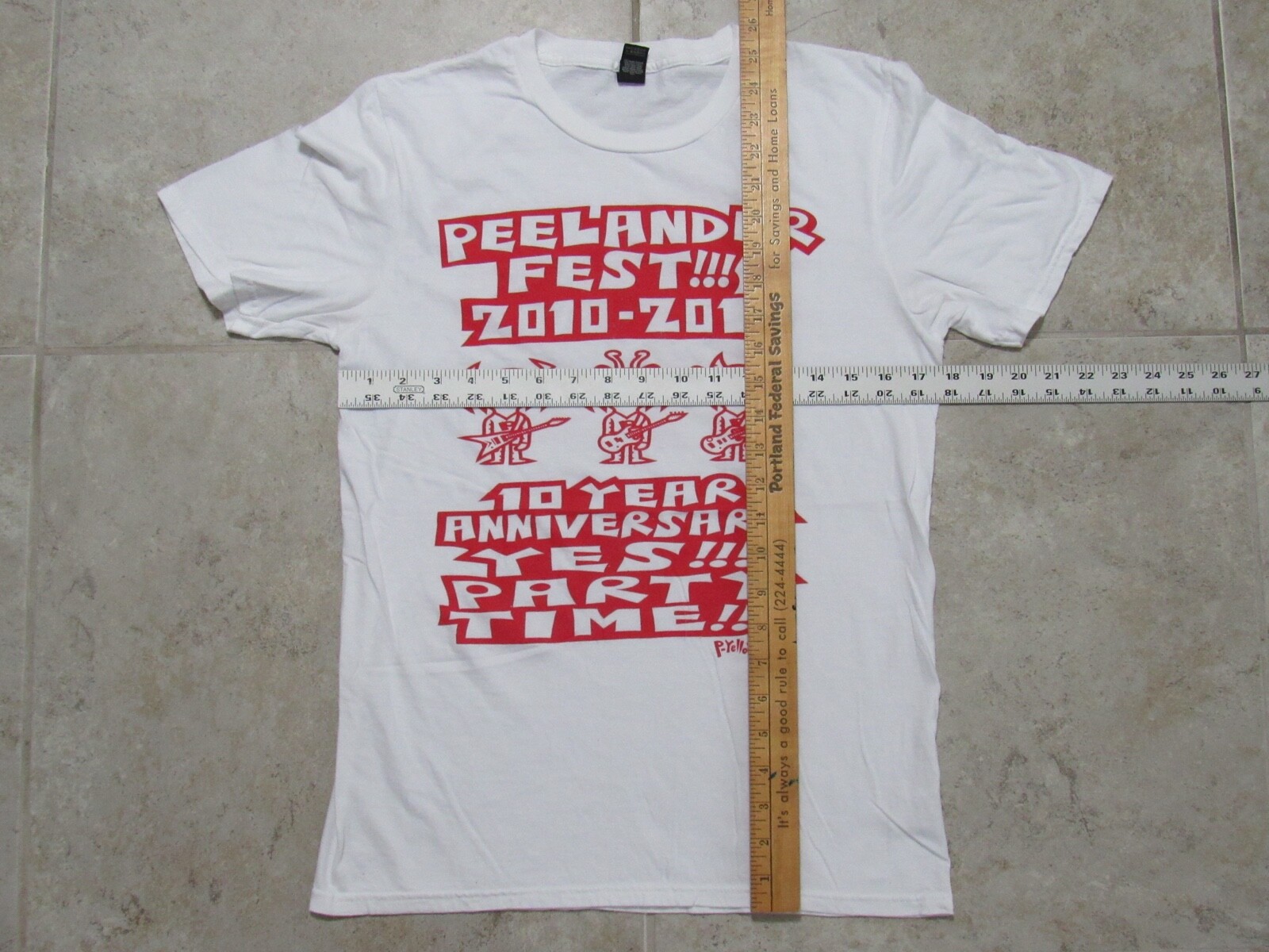 PEELANDER-Z FEST 2010-2019 Austin Texas T-SHIRT Mens SMALL Concert Tour Limited gallery