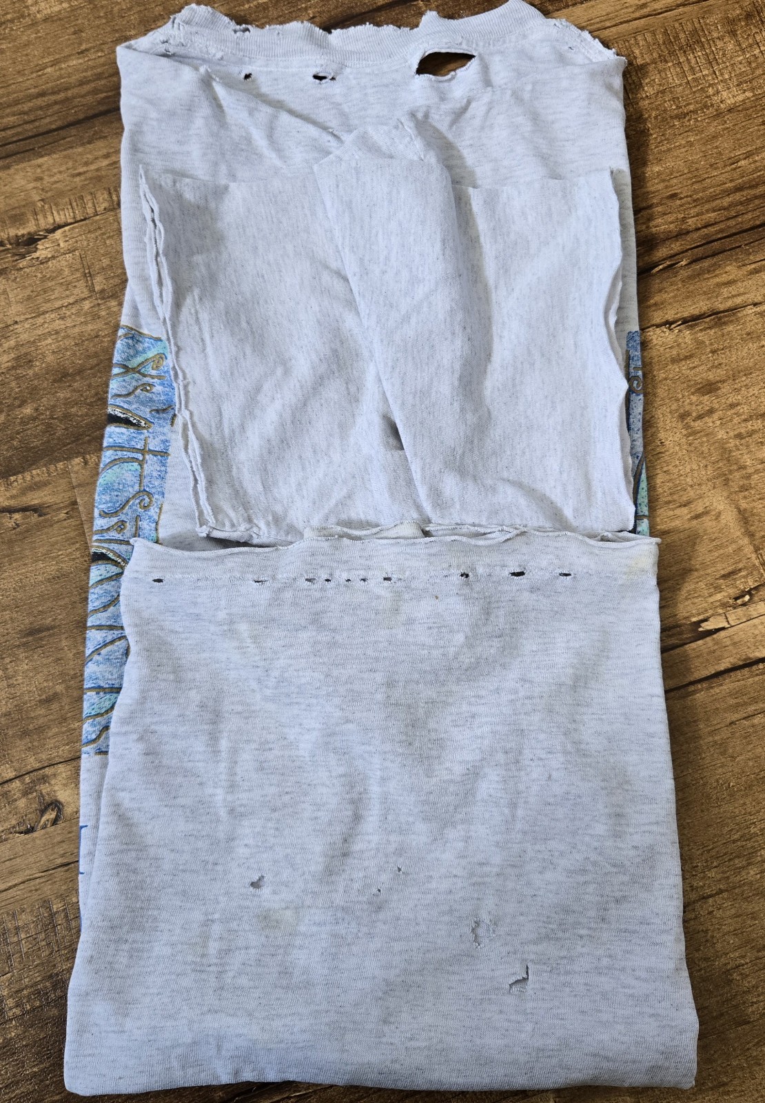 VTG SCI Distressed Oceanarium Chicago T-Shirt Men XL Gray Killer Whale Sea World gallery