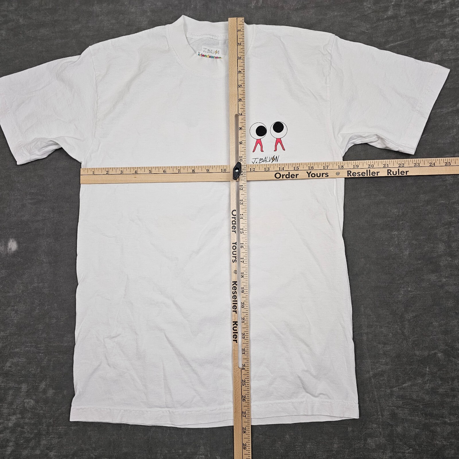 J. Balvin x Friendswithyou T-Shirt Men Small White Friends With You Smiley Tee S gallery