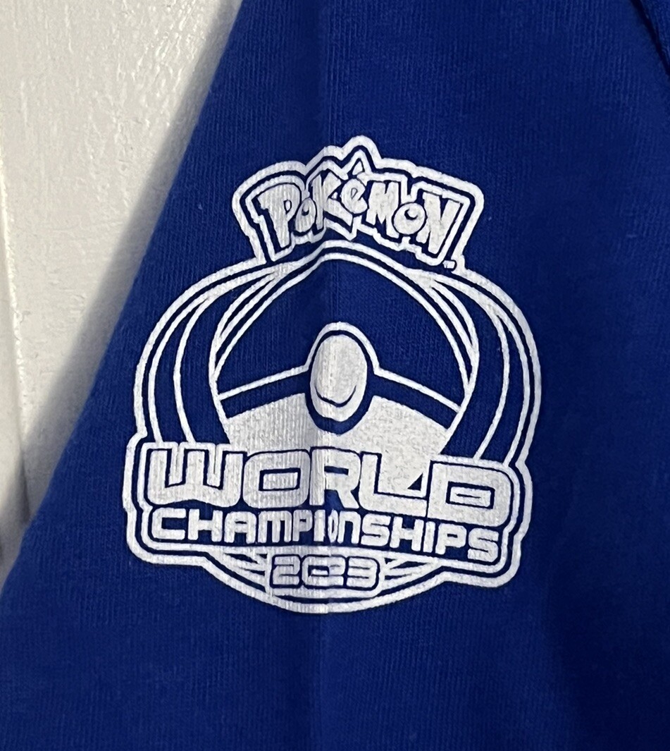 Pokemon World Championships 2023 Team Mystic Blue T-Shirt Adult Size Small gallery