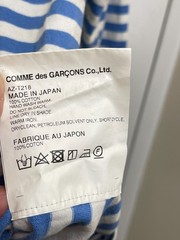 COMME des GARCONS PLAY Mariner Striped LS Tee Shirt Mens L (Fits Medium) Japan