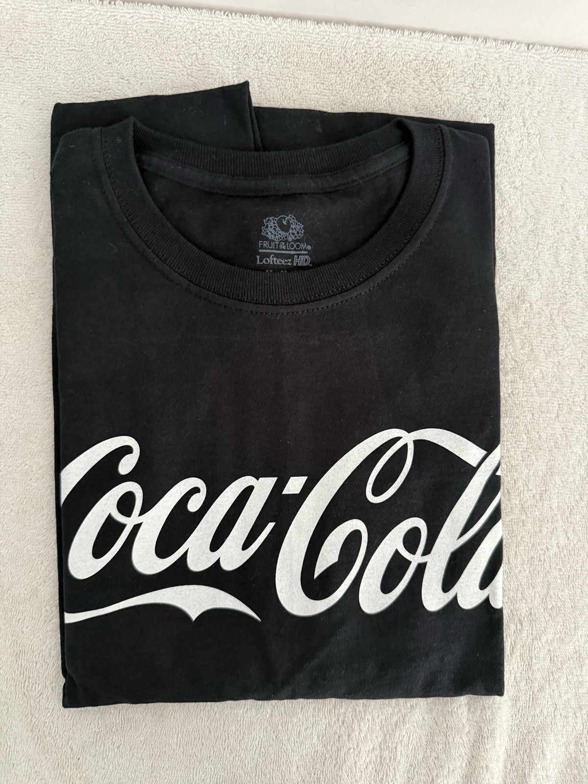 Coca-Cola Coke Short Sleeve T Shirt Black Medium M New