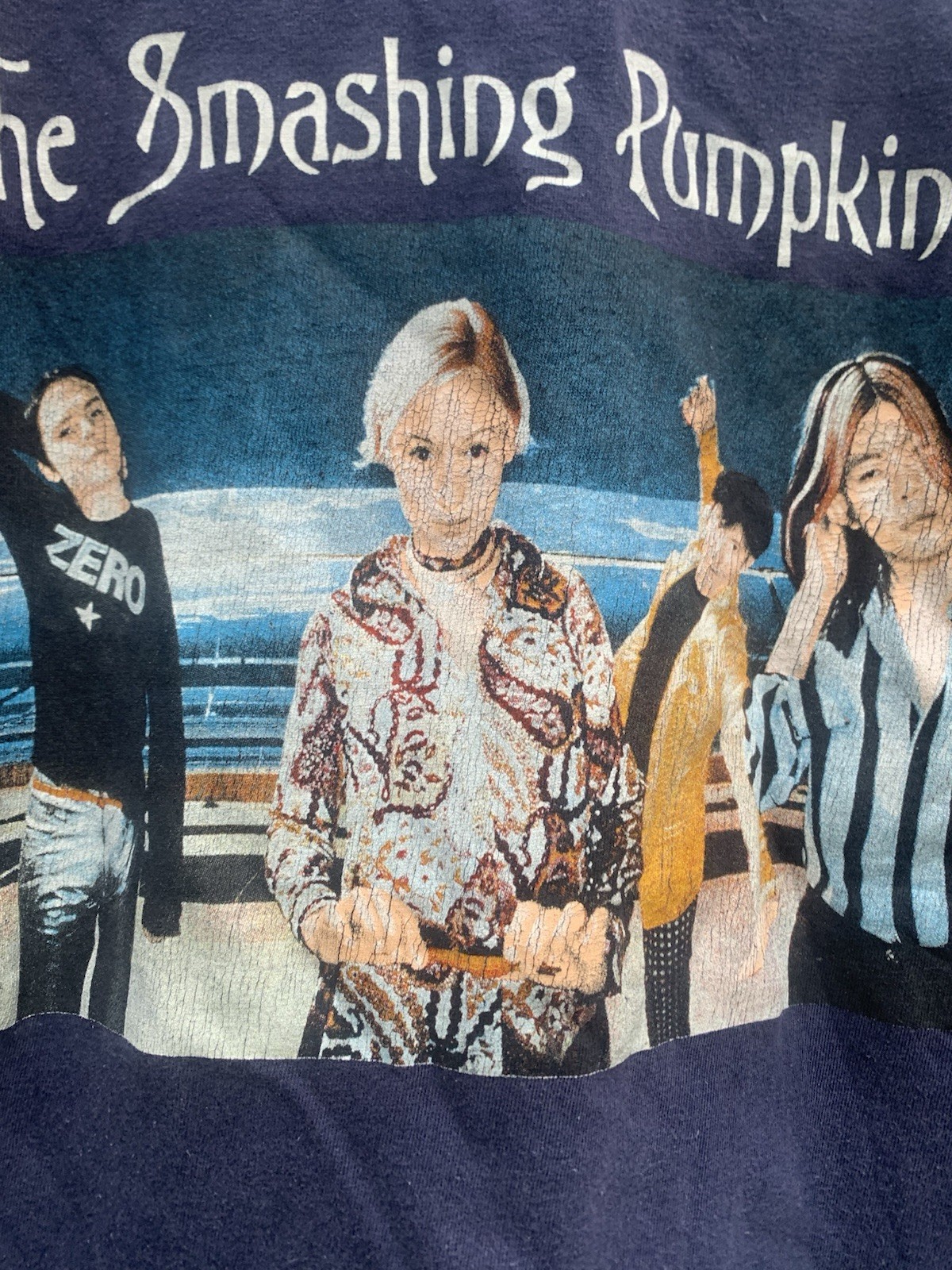 VTG 95 smashing pumpkins Mellon Collie Infinite Sadness Parking Lot Boot T Sz XL gallery