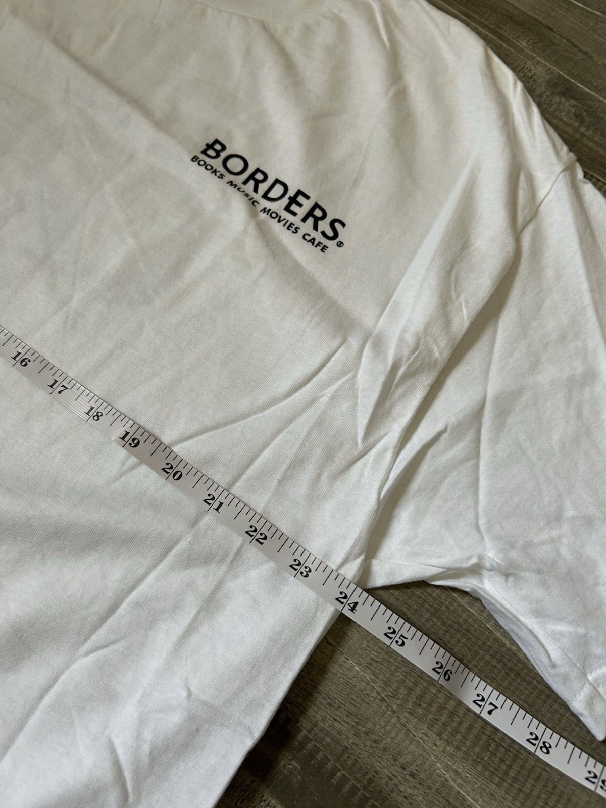Vintage Borders Book Store Film Crew T Shirt Men’s XL Music Movies Cafe gallery
