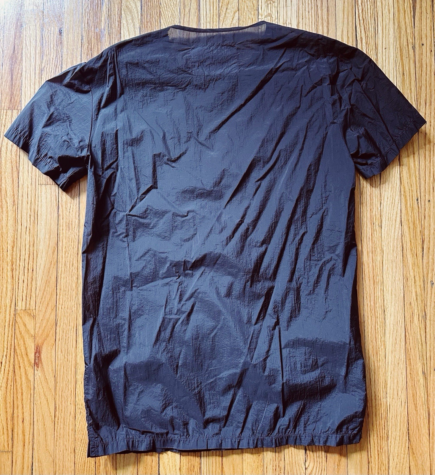 A-COLD-WALL* Black Nylon Logo Short Sleeve T-Shirt Men's Size S Crew Neck gallery