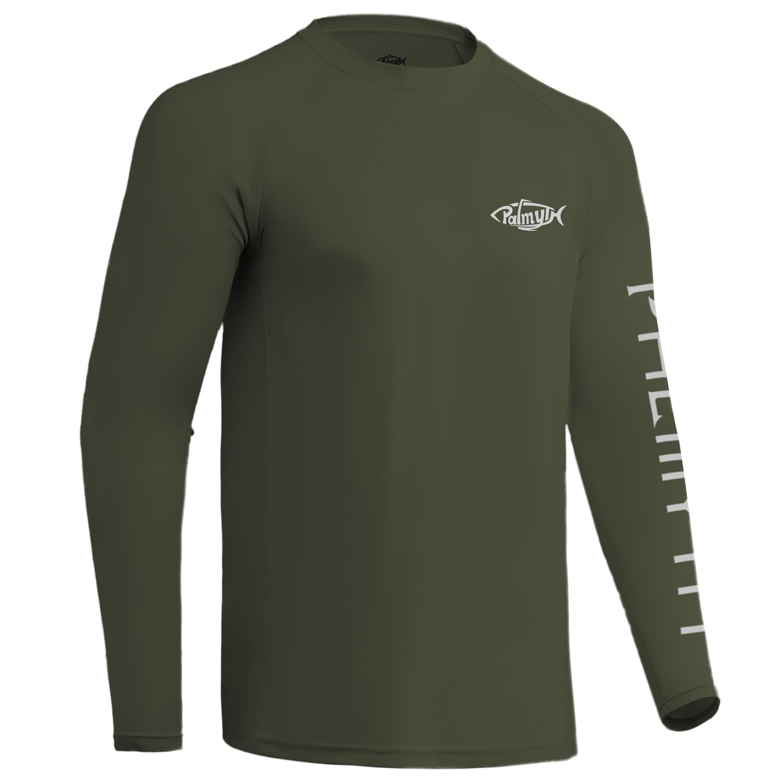Fishing Shirts for Men Long Sleeve UPF 50+ T Shirt Sun Protection Tee (Milita... gallery