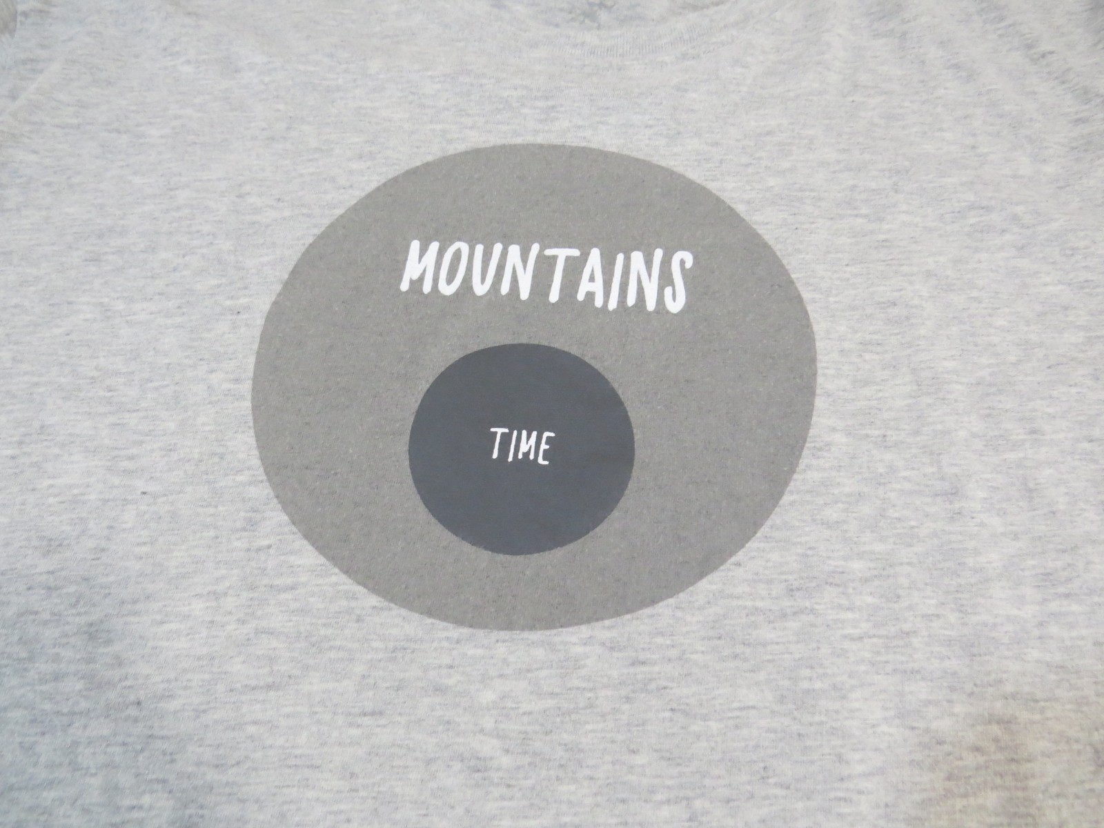 Arcteryx Cotton T-shirt 'Mountains Time' SIZE XL Heathered Gray 100% Cotton gallery