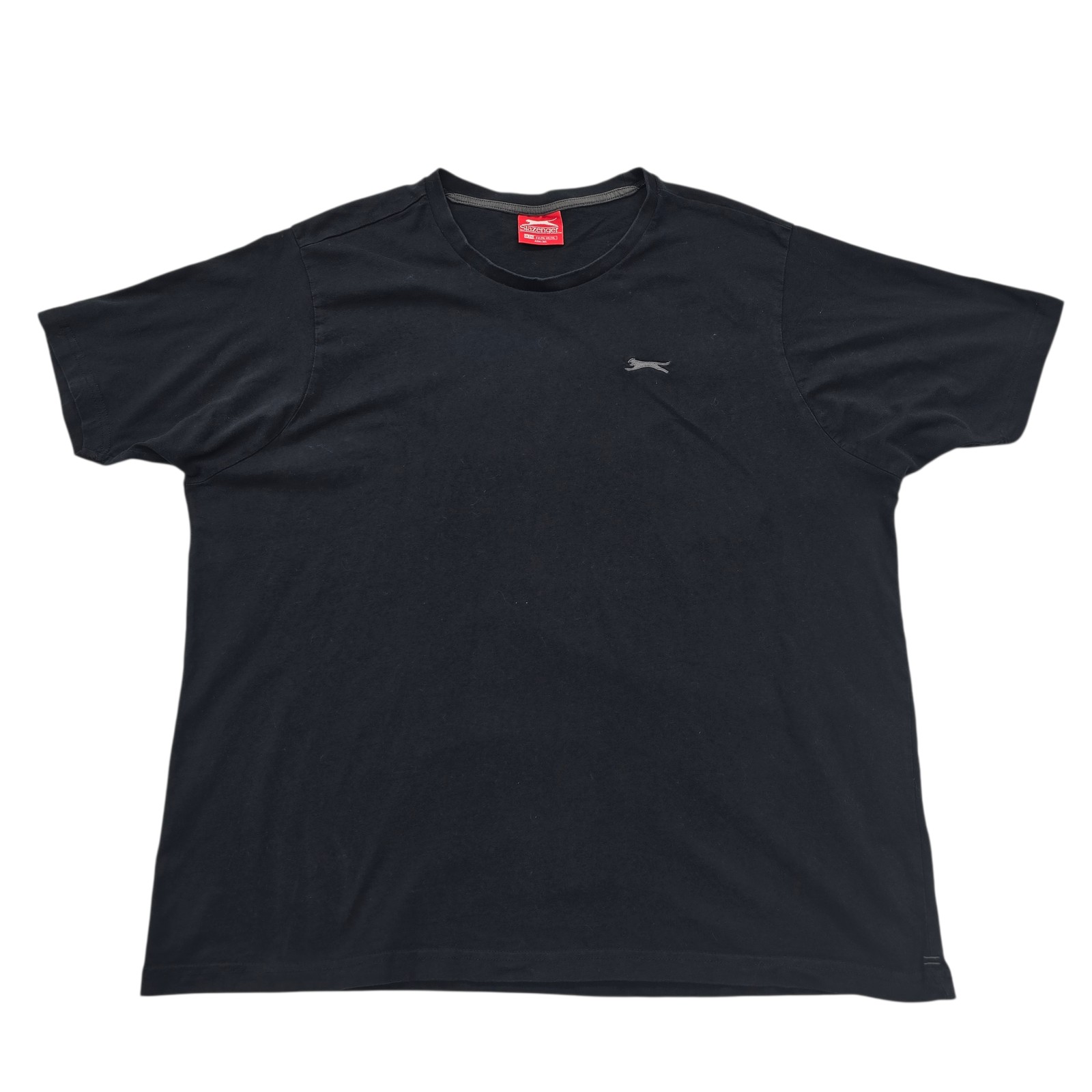 Slazenger Mens Black Graphic Logo T-Shirt 3XL Crew Neck Regular Jersey gallery