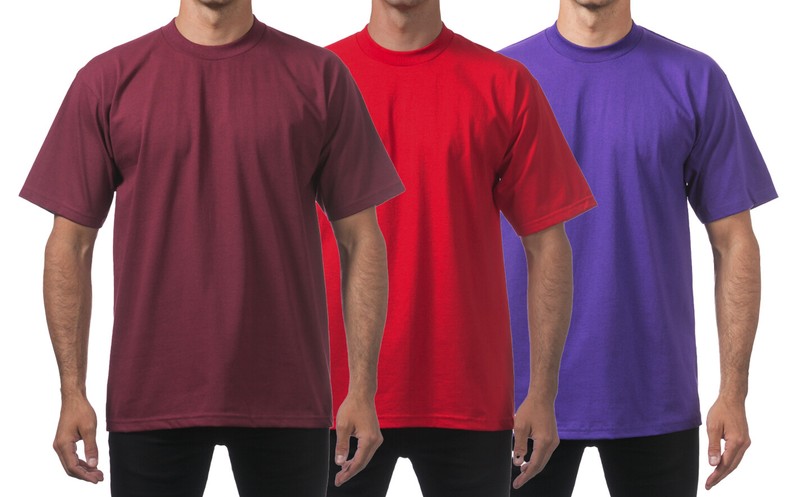 T-Shirts Short Sleeve Tees Heavyweight Shirts Solid BIG TALL Oversize UP TO 10XL gallery