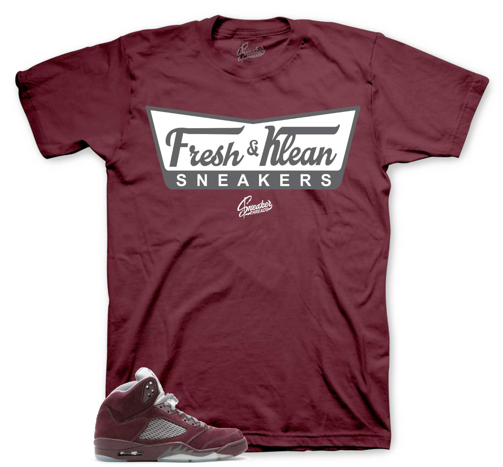 Tees To Match Jordan 5 Burgundy Sneakers - Fresh & Klean Shirt gallery