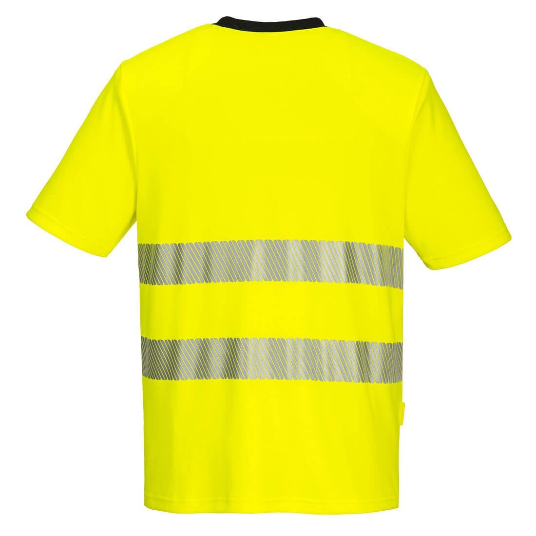 Portwest DX413 - DX4 Hi-Vis T-Shirt S/S Yellow/Black SIZES S-6X* gallery