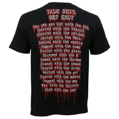 Authentic BODY COUNT Band Talk Sh*t, Get Shot T-Shirt M-3XL NEW