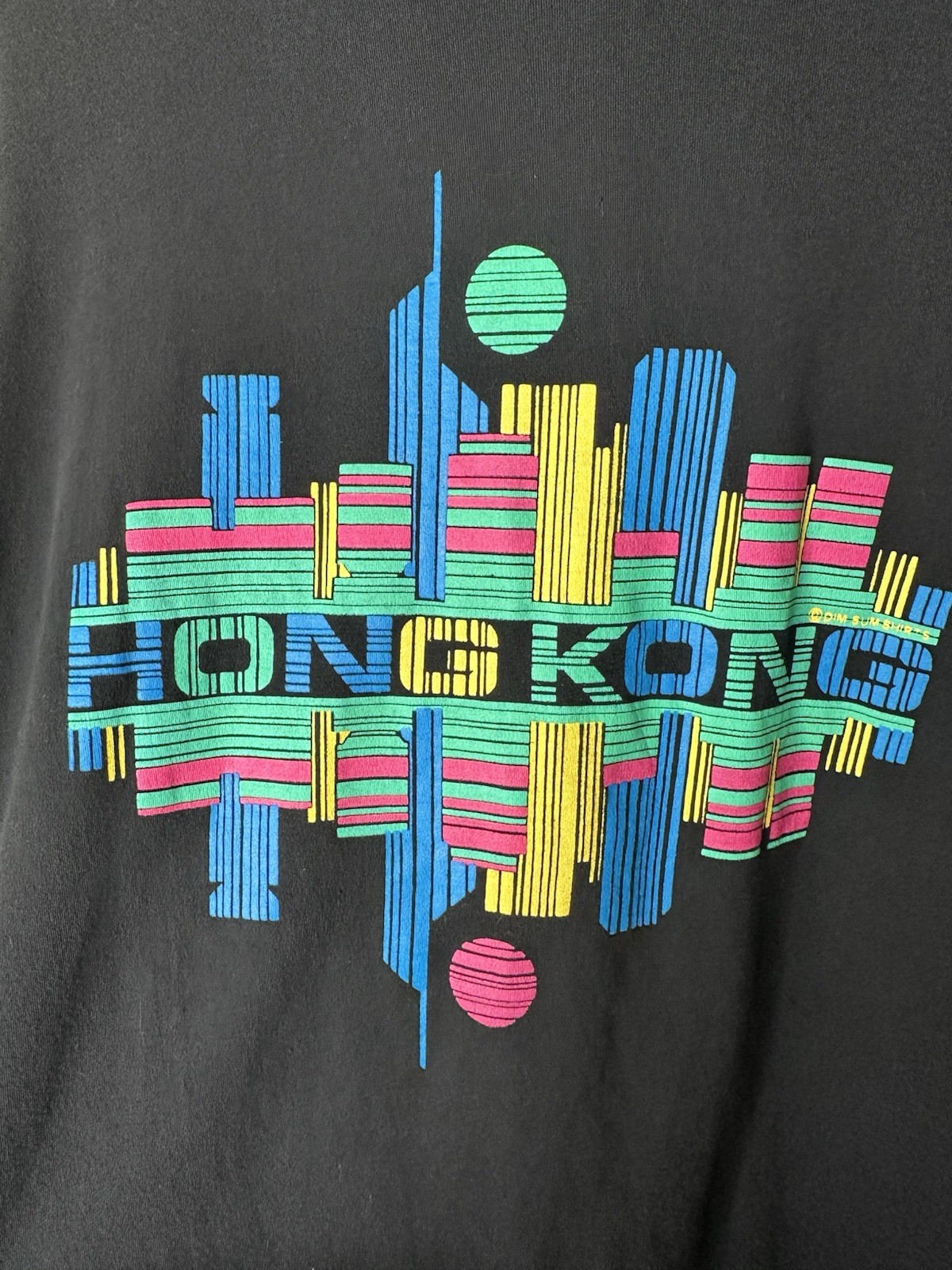Vintage 80s 90s Dim Sum Shirts Hong Kong Tourist T-shirt Single Stitch Size XL gallery