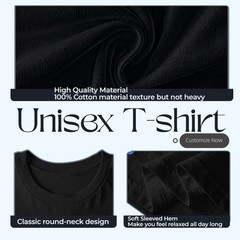 Educator Work Identity Personalized Custom Text Daily School Outfit T-Shirt