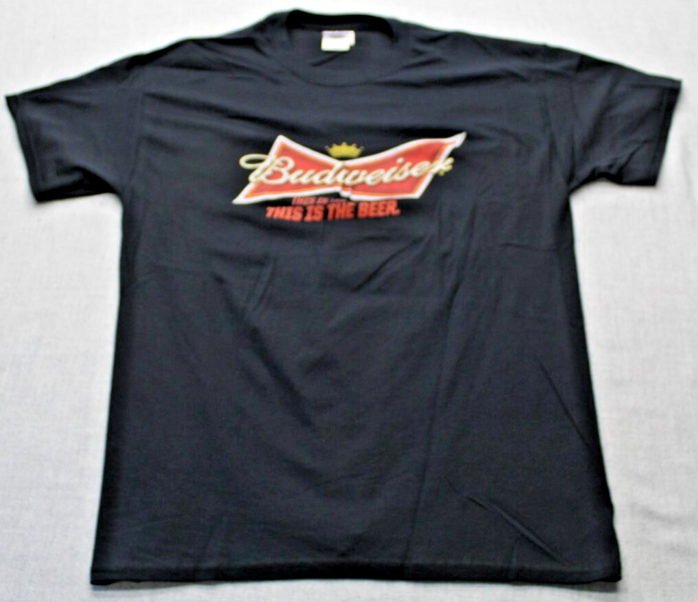 Budweiser 2014 73RD Annual Bike Week Daytona Beach FL Black T Shirt Men's L gallery