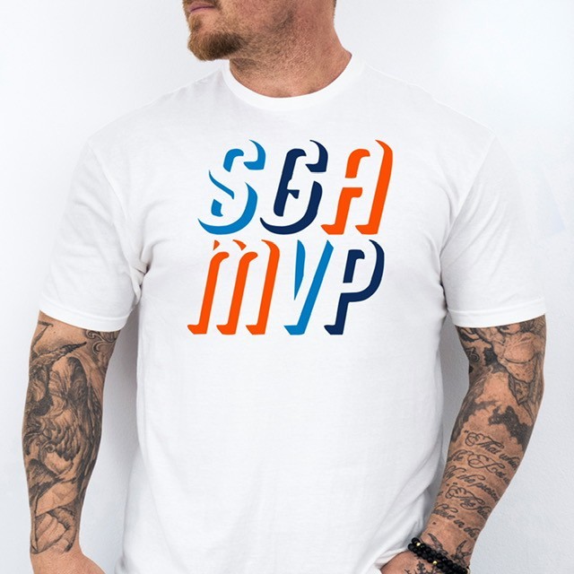 SGA, Oklahoma City Basketball themed Soft Ring Spun Cotton T-Shirt