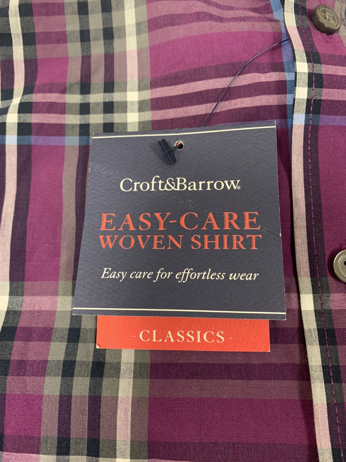 Croft & Barrow Easy Care Woven Shirt gallery