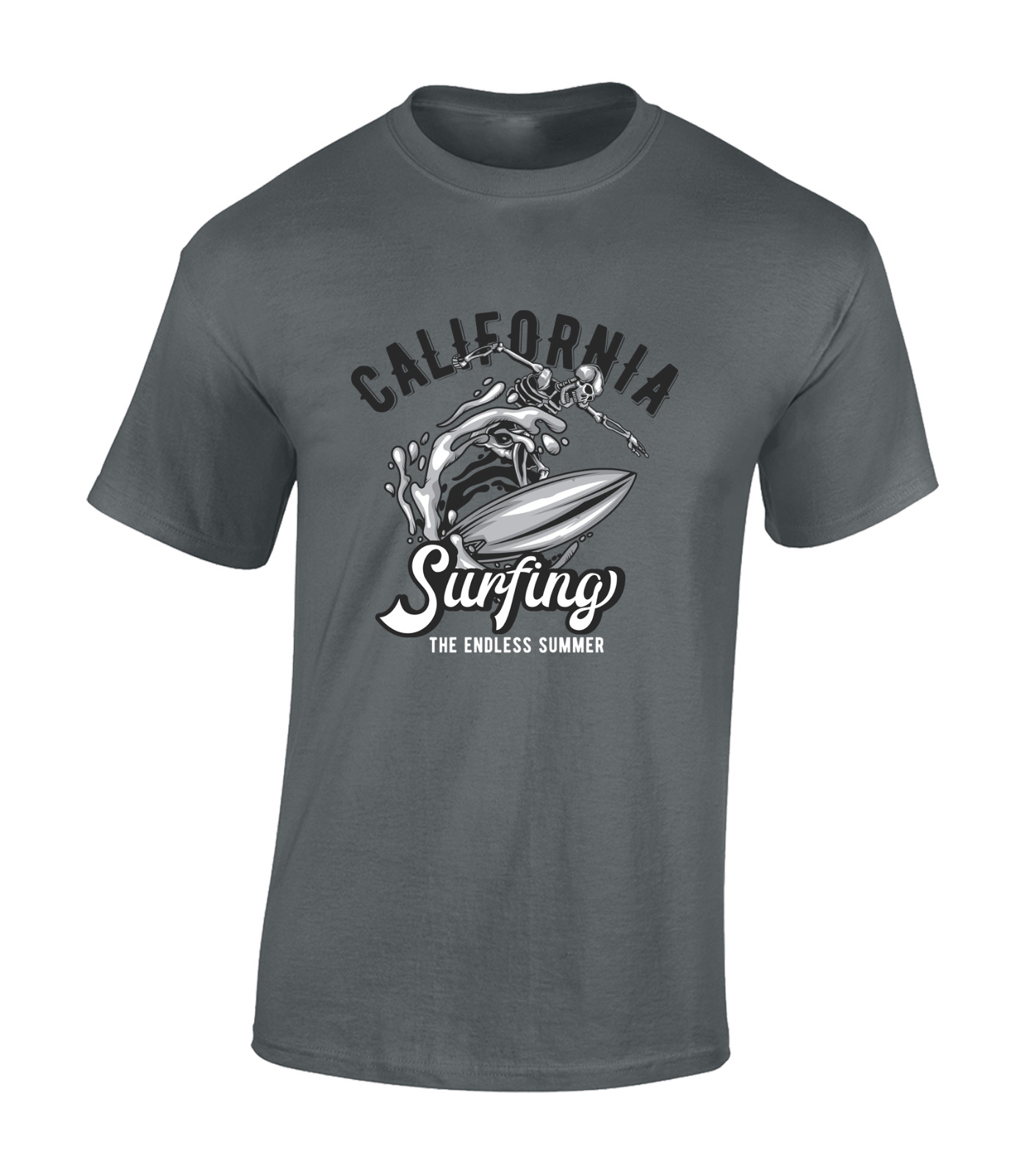 CALIFORNIA SURFING MENS T SHIRT SURFER SURFBOARD SUMMER HOLIDAY CLOTHING TOP gallery