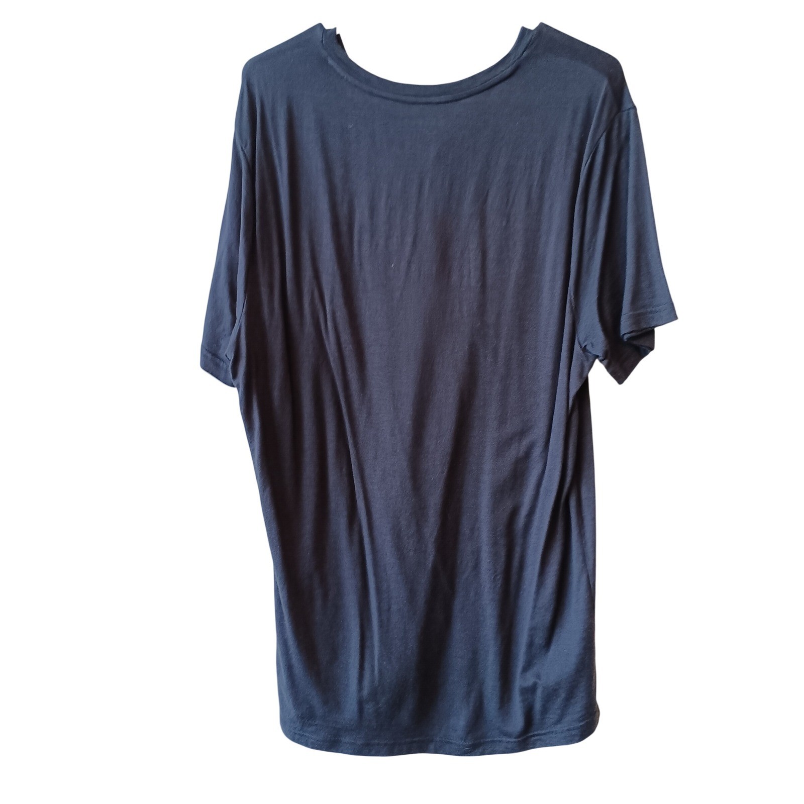 Unbound Merino Men's Charcoal Gray V Neck Short Sleeve T-Shirt Size L gallery