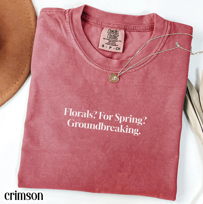 Funny Florals for Spring Shirt Miranda That’s All Devil Chick Flick Tee
