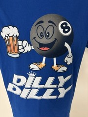 Dilly Dilly Bud Light 8 Ball Tee Shirt – Men’s Size Large