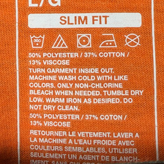 The North Face Large Slim (40 in Chest) Orange ‘my other mother is nature’ Tee