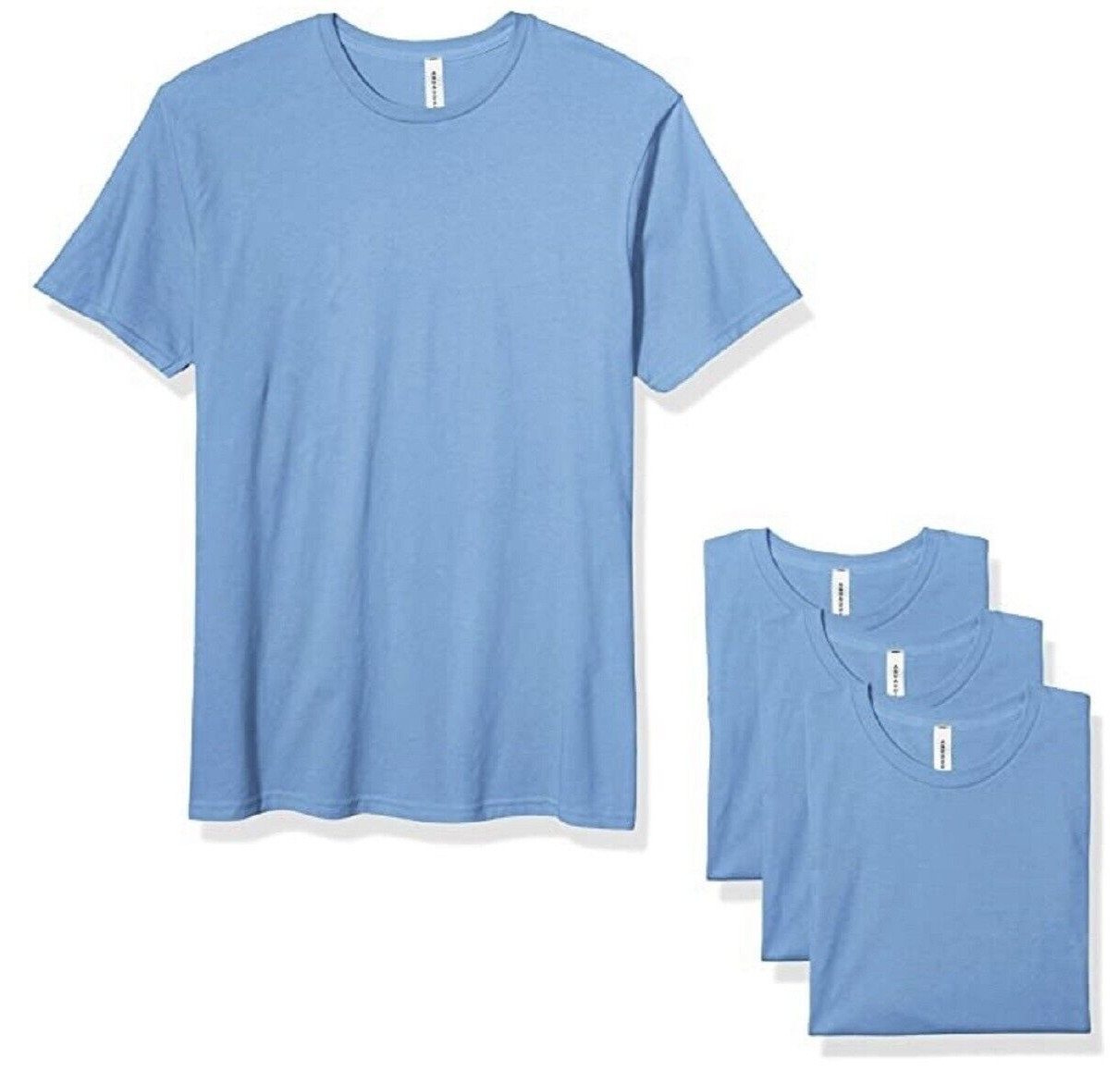 3 Pack Men’s Sz XL Fine Jersey Short Sleeve T Shirt – Blue AquaGuard