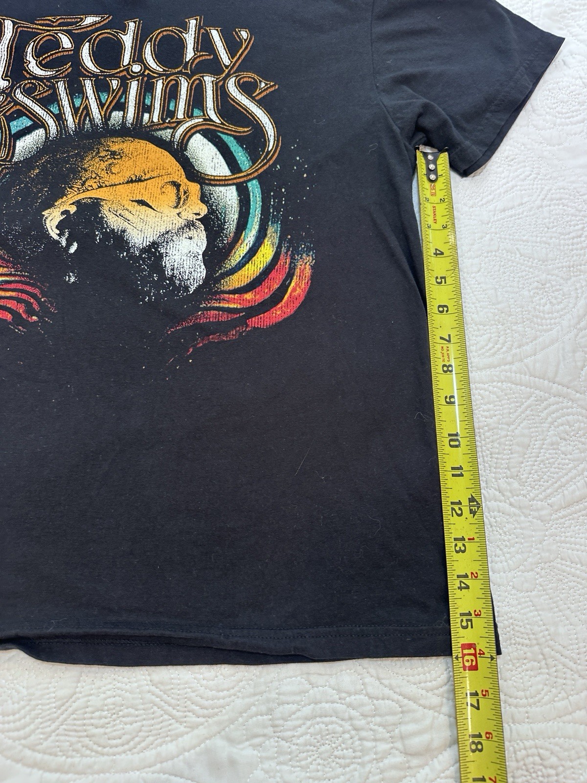 Teddy Swims Tour Gift Shirt For Fans Dbl Sided Epic Graphic Men’s L Blk EUC gallery