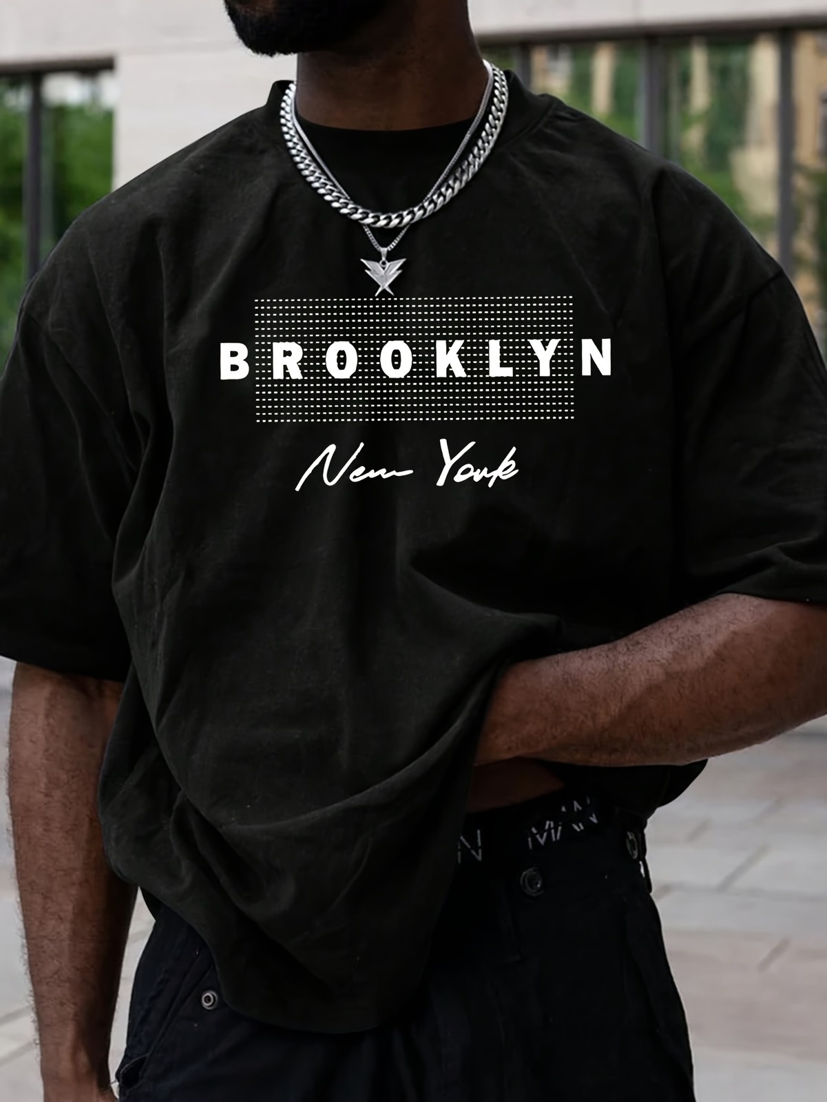 Brooklyn New York T Shirt Mens Streetwear Graphic Tee Casual Top gallery