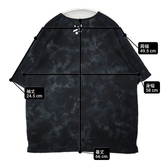 ATA HEMP ORGANIC COTTON U NECK NEP TEE A01-01024 T-shirt Tops black 6-0601S∞ gallery