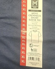 Member’s Mark Men’s Dark Blue Crew Neck Short Sleeve Tee Various Sizes NWT 21A