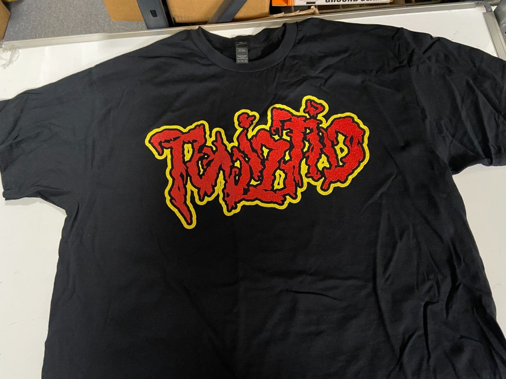 NEW TWIZTID INSIGNIA COLLECTION INDEPENDENCE DAY GLITTER SHIRT LARGE