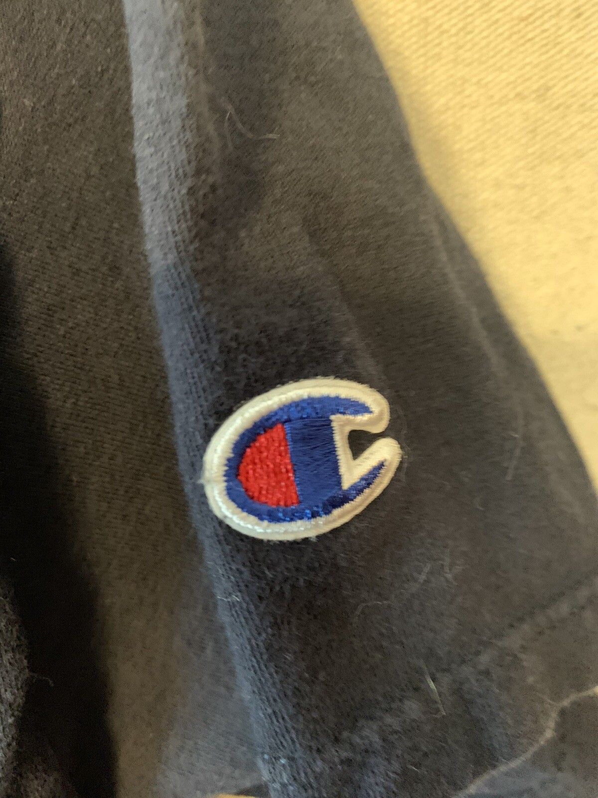Champion T425 Shirt Adult Medium Blue Logo Casual Outdoors Camping Mens gallery