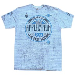 Men’s Affliction AC Garage Horsepower Reversible Y2K Graphic Tee T-Shirt XL