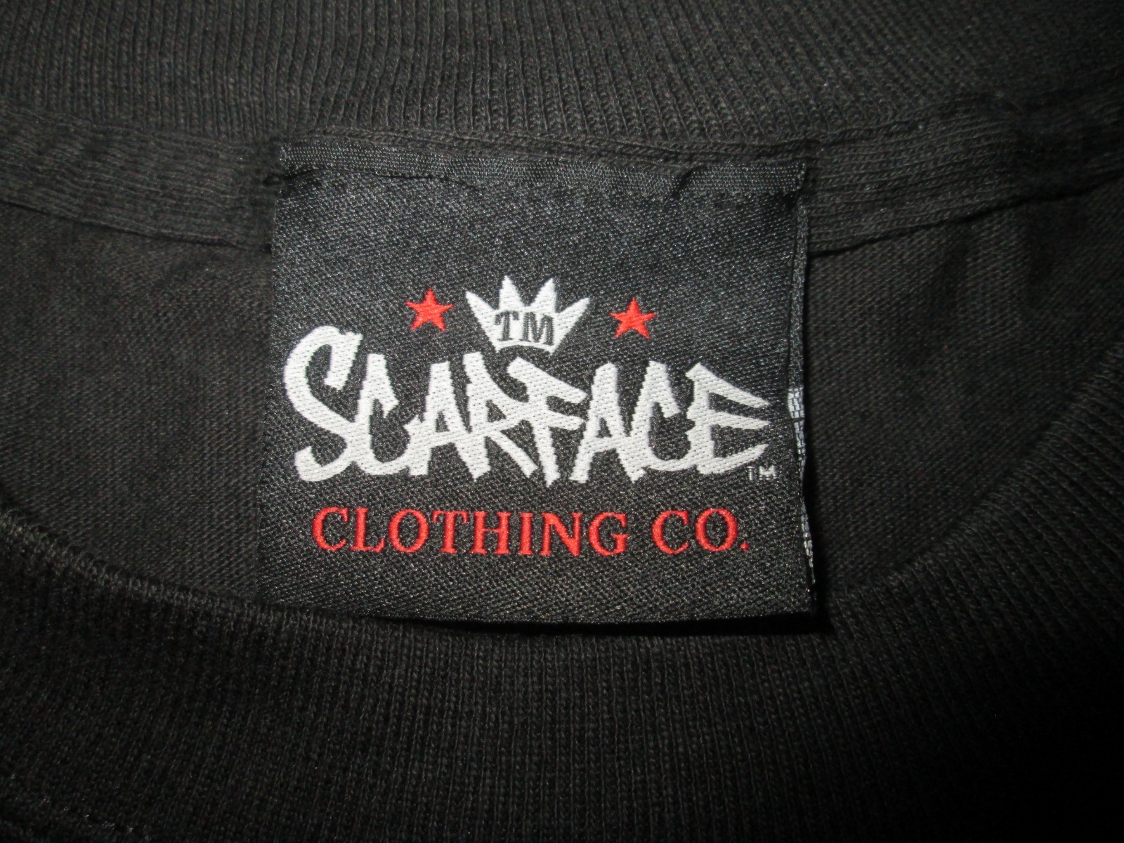 Scarface Clothing Co. Big Graphic Shirt Men's L Vintage USA gallery